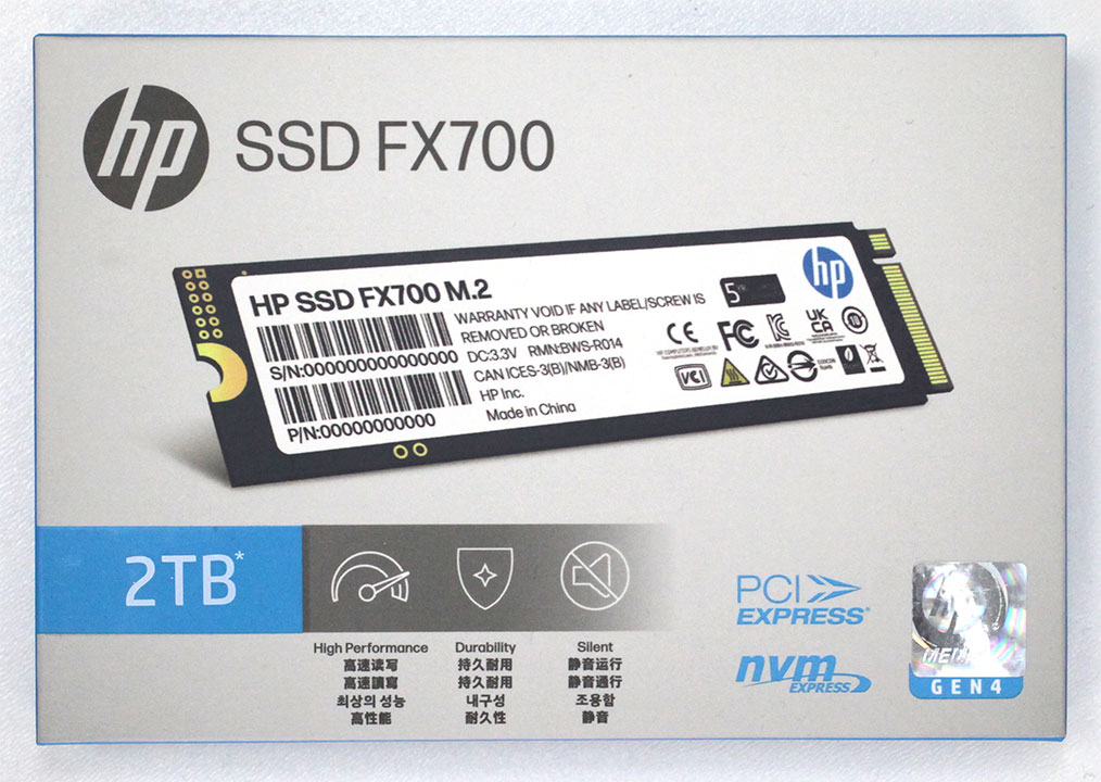 Игровой SSD HP FX700 2 ТБ